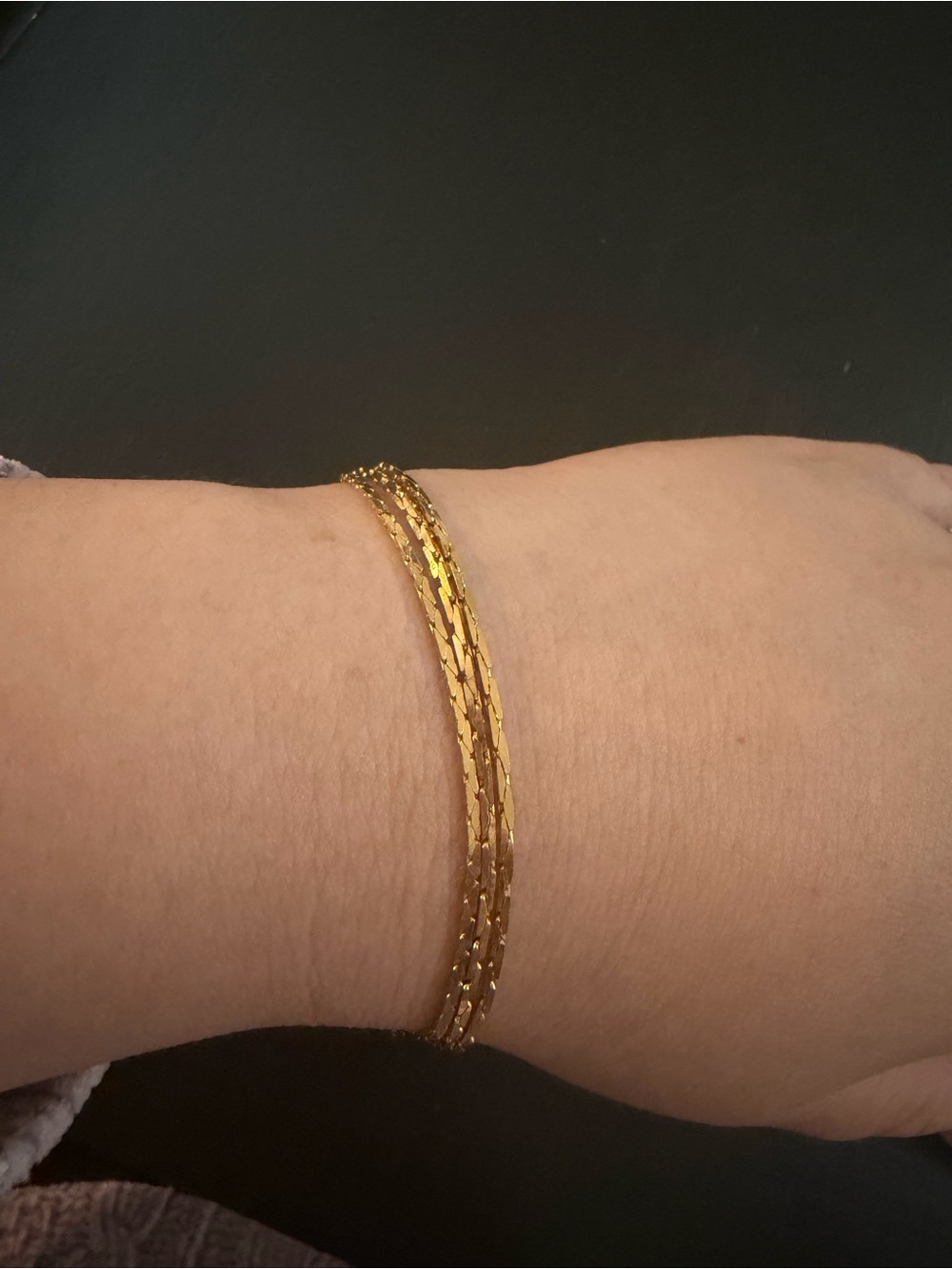 Gold Multi-Chain Women's Bracelet - Elegant Layered Design